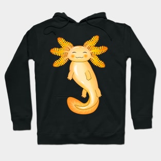 Gold Axolotl Hoodie